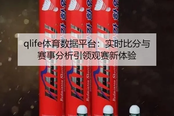 qlife体育数据平台：实时比分与赛事分析引领观赛新体验